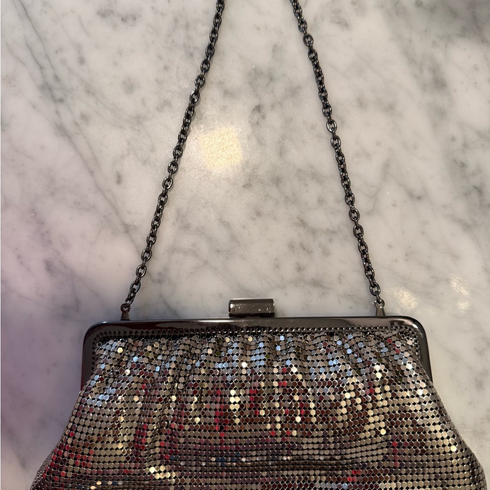 Whiting & Davis Silver Mesh Clutch